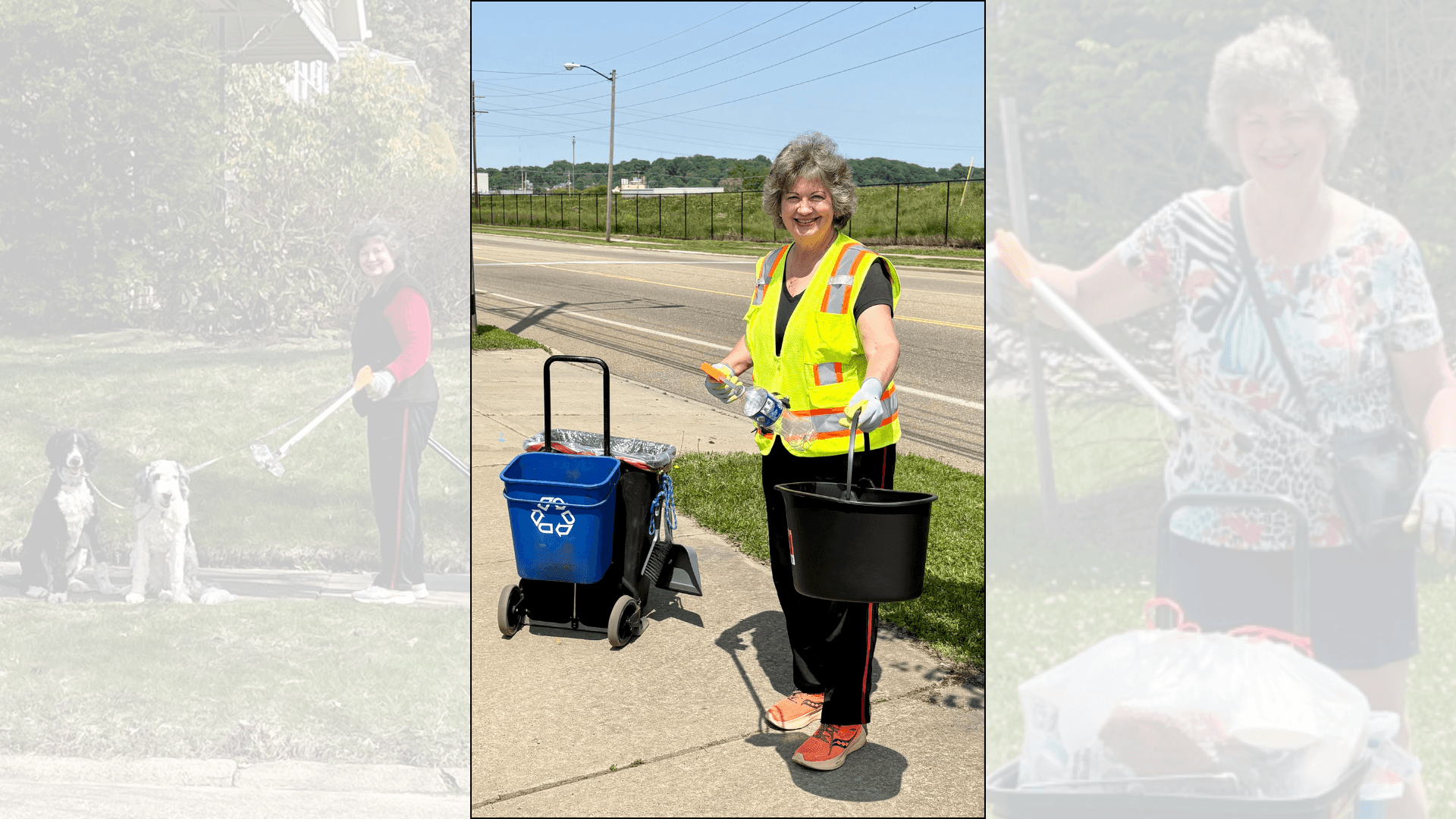 Undescribed photograph from Akron Woman Removes 1 Million Pieces of Litter from City Streets. No description was migrated for this image.