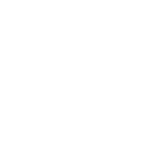 Flat line-drawn icon of a bee seen from above, with two long antennae, a rounded head and two large oval wings over a striped body. Drawn in white outline on a transparent background, shown here against black.