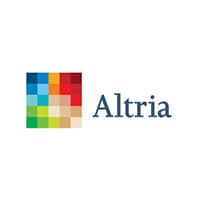Square logo tile: a grid of multicoloured squares sits beside Altria set in dark blue serif lettering, centred on white.