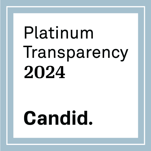 Candid Platinum Transparency 2024 seal — a platinum ring around the Candid logo.